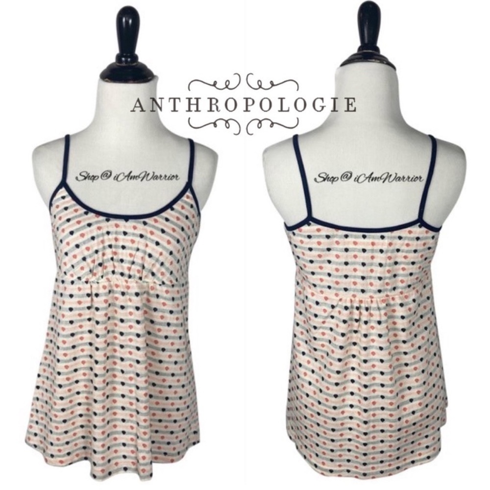 Anthropologie {Lilka} dotted striped cami top